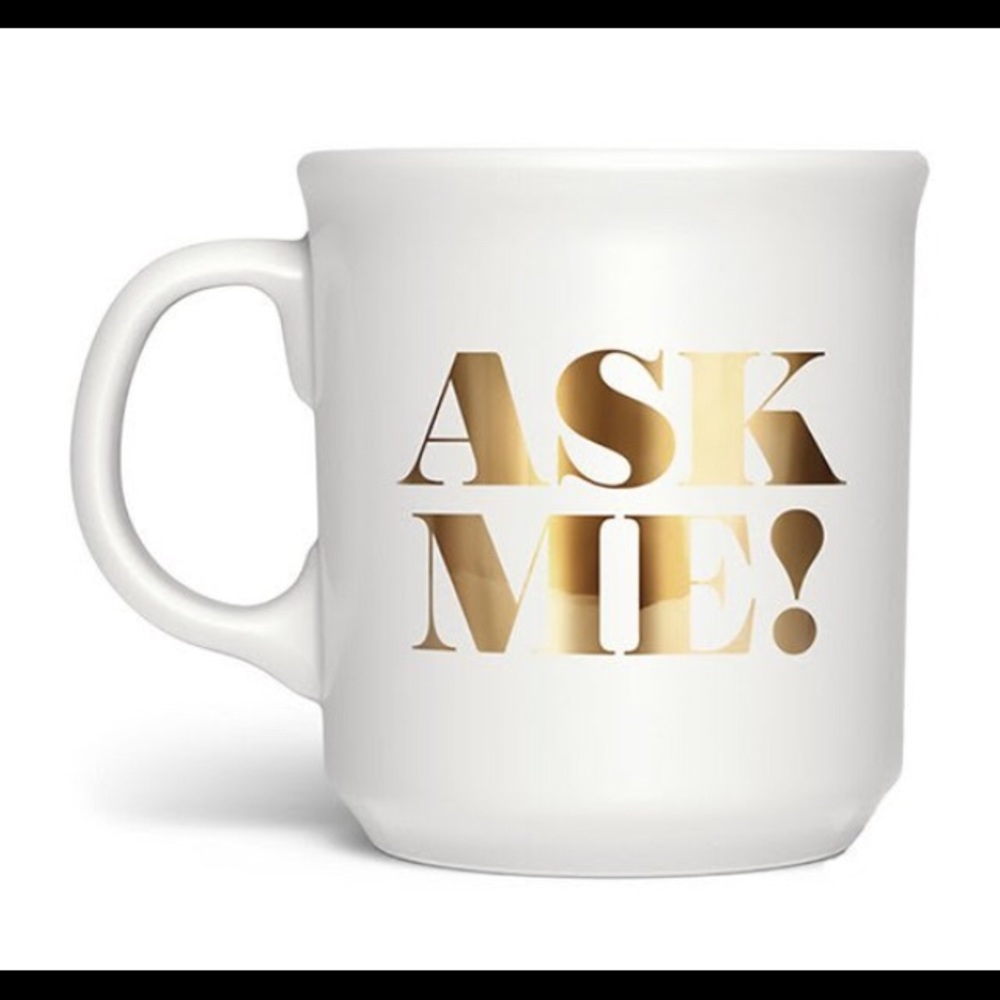 Fred SAY ANYTHING Gold Accented Mug